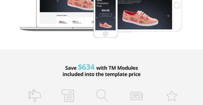 Notillis - Tema Magento Responsif Toko Sepatu - Fitur Gambar 3