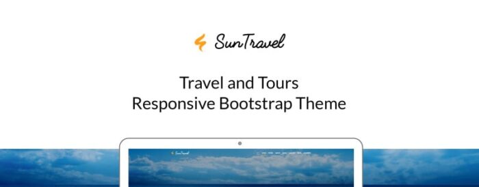 Sun Travel - Template Situs Web Online Agen Perjalanan - Fitur Gambar 1