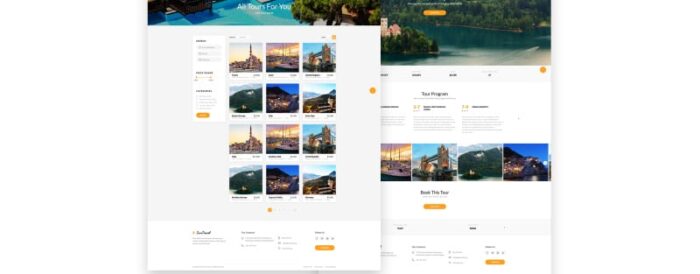 Sun Travel - Template Situs Web Online Agen Perjalanan - Fitur Gambar 10