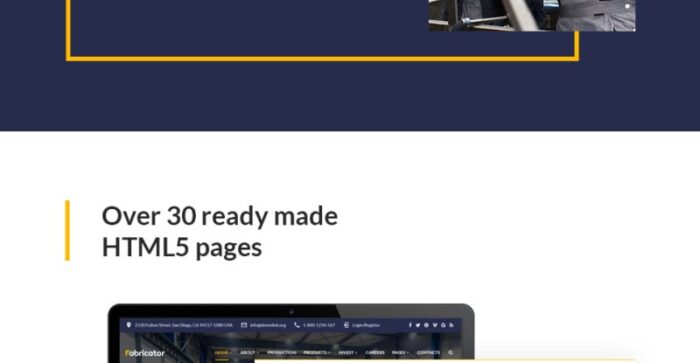 Fabricator - Template Situs Web HTML5 Perusahaan Industri - Fitur Gambar 5