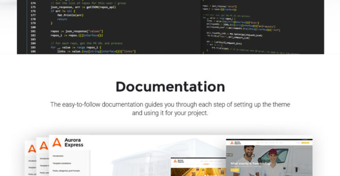 AuroraExpress - Tema WordPress Responsif Perusahaan Transportasi - Fitur Gambar 16