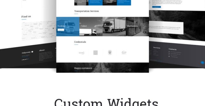 Odyssey - Tema WordPress Transportasi, Truk & Logistik - Fitur Gambar 9