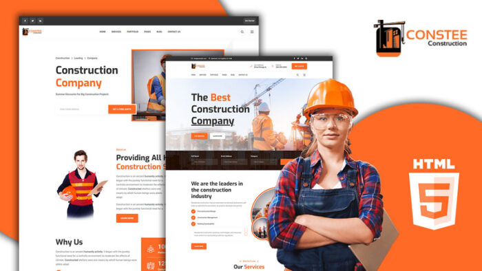 Templat Situs Web HTML5 Constee Construction Services - Fitur Gambar 1