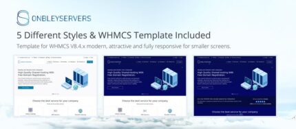 OnbleyServers - Template Situs Web Hosting HTML & Template WHMCS - Fitur Gambar 1