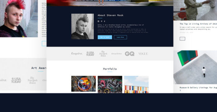 Steven Mosk - Portofolio pribadi seniman modern Tema WordPress - Fitur Gambar 10