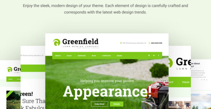 GreenField - Tema WordPress Responsif Perusahaan Pemotong Rumput - Fitur Gambar 9