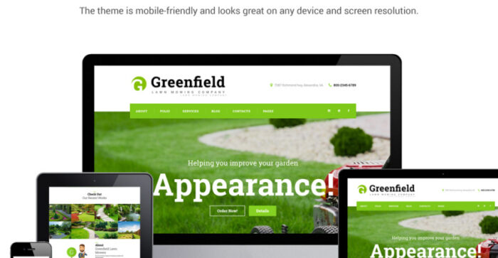 GreenField - Tema WordPress Responsif Perusahaan Pemotong Rumput - Fitur Gambar 15