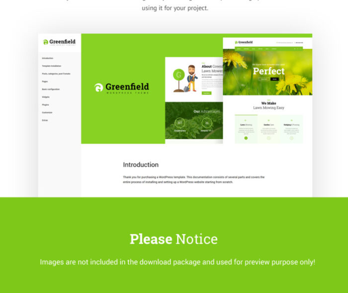 GreenField - Tema WordPress Responsif Perusahaan Pemotong Rumput - Fitur Gambar 23