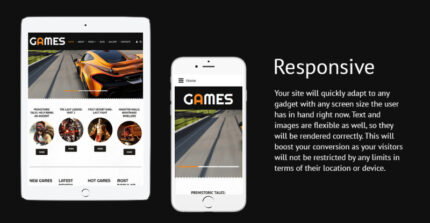 Template Joomla Game - Fitur Gambar 1