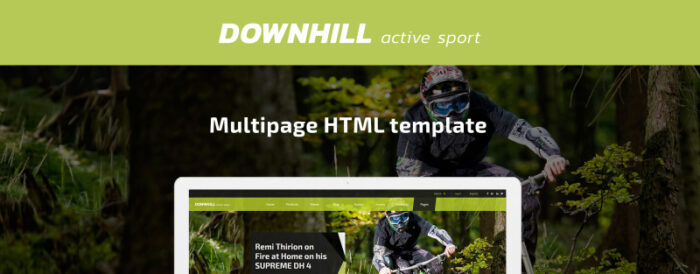 DownHill - Template Situs Web HTML5 Multihalaman Olahraga Aktif - Fitur Gambar 1