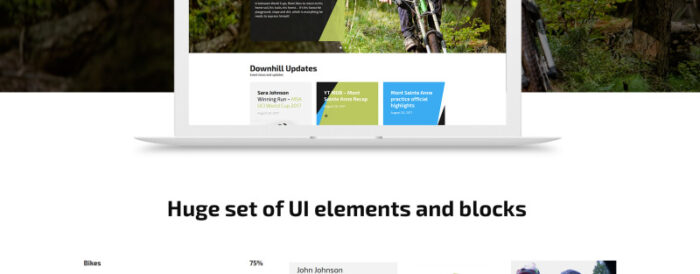 DownHill - Template Situs Web HTML5 Multihalaman Olahraga Aktif - Fitur Gambar 2