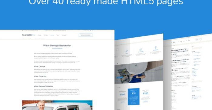Template Situs Web PlumberPro - Fitur Gambar 5