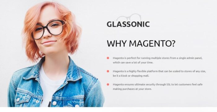 Tema Glassonic Magento - Fitur Gambar 1