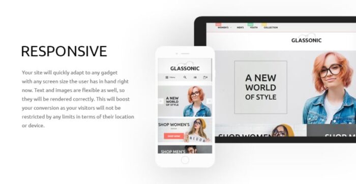 Tema Glassonic Magento - Fitur Gambar 2