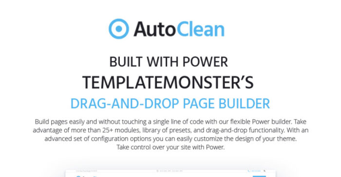 AutoClean - Tema WordPress Cuci Mobil & Perbaikan Mobil - Fitur Gambar 1