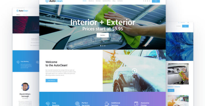 AutoClean - Tema WordPress Cuci Mobil & Perbaikan Mobil - Fitur Gambar 2