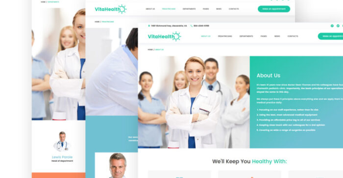 VitaHealth - Tema WordPress Medis Responsif Klinik Pediatrik - Fitur Gambar 4