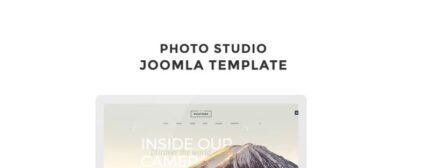 Photorx - Template Joomla Fungsional Bersih Studio Foto - Fitur Gambar 1