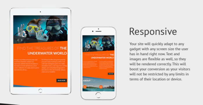Klub Menyelam - Olahraga & Aktivitas Luar Ruang & Menyelam Template Joomla Responsif - Fitur Gambar 1