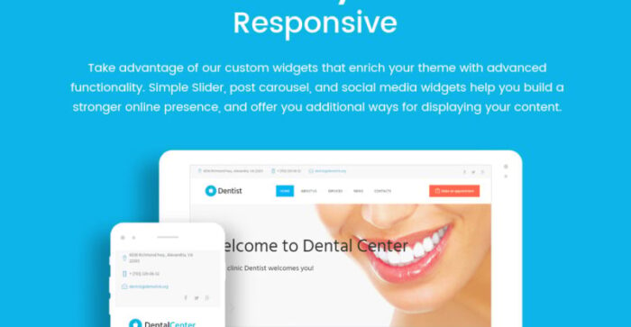 Dentalcenter - Tema WordPress Responsif Klinik Gigi - Fitur Gambar 31