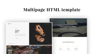 Template Situs Web Multihalaman Responsif Agensi Desain - Fitur Gambar 1