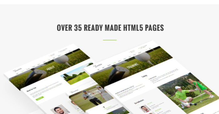 Template Situs Web Responsif Klub Golf - Fitur Gambar 4