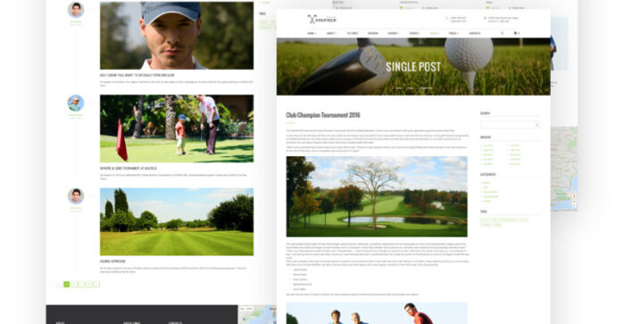 Template Situs Web Responsif Klub Golf - Fitur Gambar 9