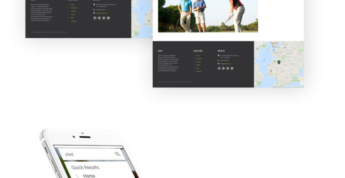 Template Situs Web Responsif Klub Golf - Fitur Gambar 10