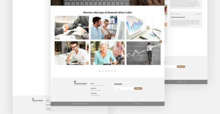Template Situs Web Multihalaman Penasihat Keuangan - Fitur Gambar 10