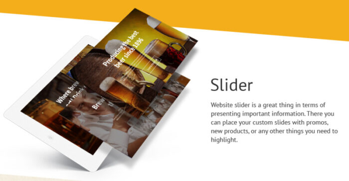 Pabrik Bir - Template Joomla Responsif Brewhouse - Fitur Gambar 2