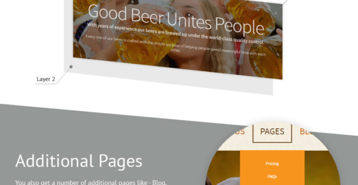 Pabrik Bir - Template Joomla Responsif Brewhouse - Fitur Gambar 5