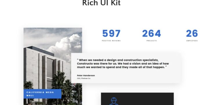 Constructo - Template Situs Web Responsif Perusahaan Arsitektur & Konstruksi - Fitur Gambar 3