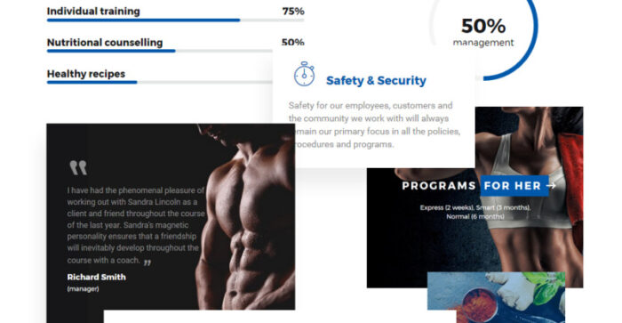 Sandra Lincoln - Template Situs Web Responsif Pelatih Kebugaran Pribadi - Fitur Gambar 3