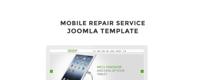 Template Joomla Responsif Layanan Perbaikan Seluler - Fitur Gambar 1