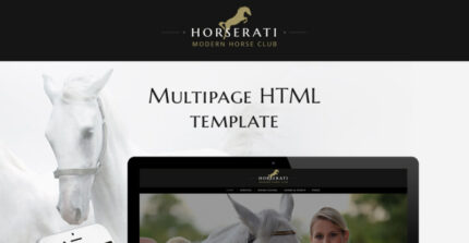 Horserati - Template Situs Web Multihalaman Klub Berkuda - Fitur Gambar 1