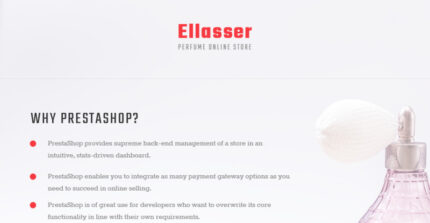 Ellasser - Tema PrestaShop Toko Parfum Online - Fitur Gambar 1