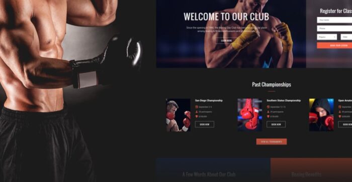 Boxing Day - Template Situs Web Responsif Klub Gaya Hidup Tinju - Fitur Gambar 2