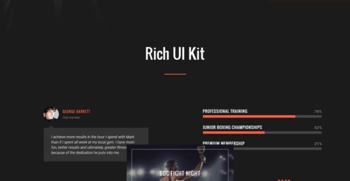 Boxing Day - Template Situs Web Responsif Klub Gaya Hidup Tinju - Fitur Gambar 3