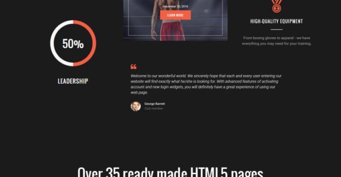 Boxing Day - Template Situs Web Responsif Klub Gaya Hidup Tinju - Fitur Gambar 4