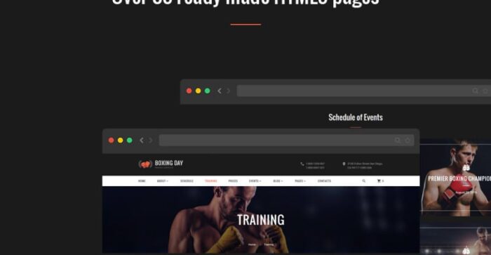 Boxing Day - Template Situs Web Responsif Klub Gaya Hidup Tinju - Fitur Gambar 5