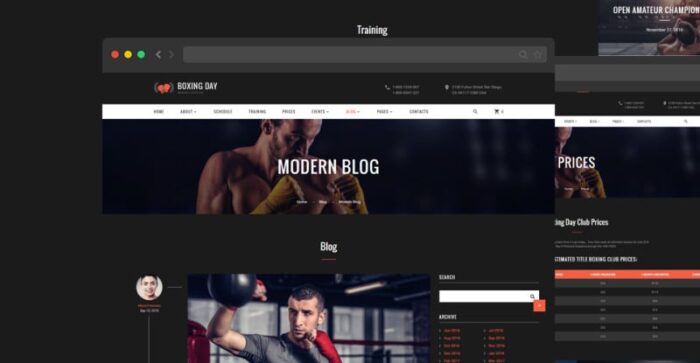 Boxing Day - Template Situs Web Responsif Klub Gaya Hidup Tinju - Fitur Gambar 6