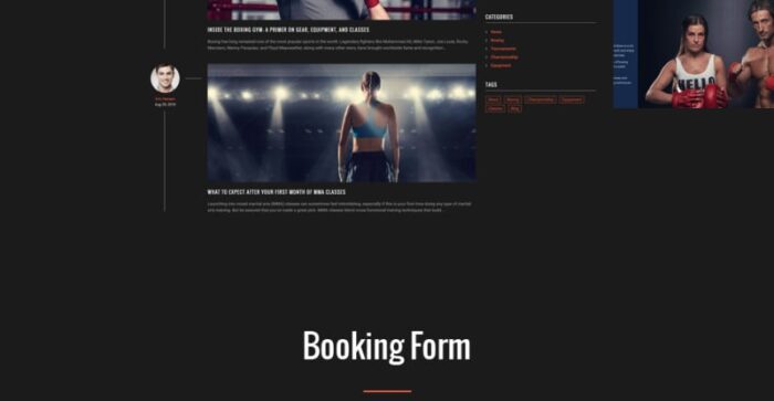 Boxing Day - Template Situs Web Responsif Klub Gaya Hidup Tinju - Fitur Gambar 7