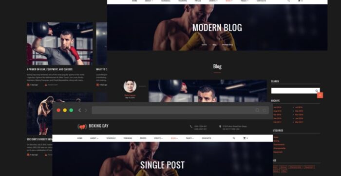 Boxing Day - Template Situs Web Responsif Klub Gaya Hidup Tinju - Fitur Gambar 11