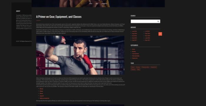 Boxing Day - Template Situs Web Responsif Klub Gaya Hidup Tinju - Fitur Gambar 12