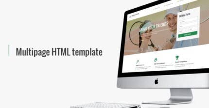 Klub Tenis - Template Situs Web Multihalaman Olahraga & Acara - Fitur Gambar 1