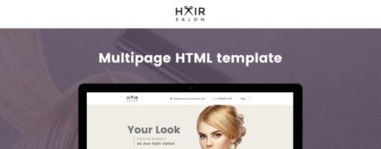 Template Situs Web Multihalaman Salon Rambut - Fitur Gambar 1