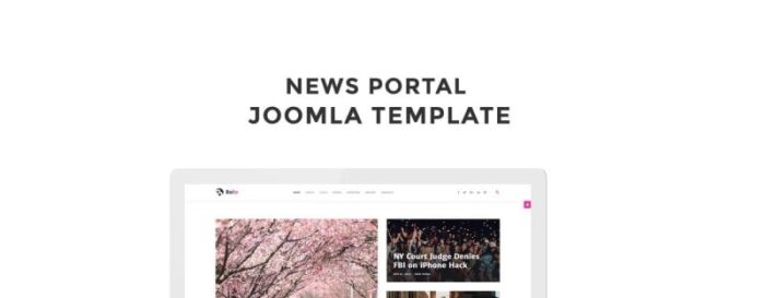 Bsite - Template Joomla Modern Responsif Portal Berita - Fitur Gambar 1