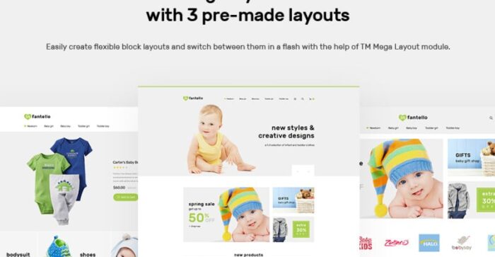 Infantello - Tema PrestaShop Toko Pakaian Bayi - Fitur Gambar 5