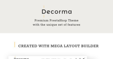 Decorma - Tema PrestaShop Desain Interior - Fitur Gambar 1