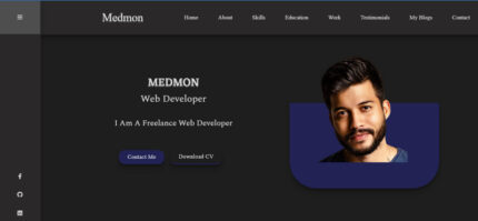 Medmon - Template HTML5 Portofolio Kreatif - Fitur Gambar 1